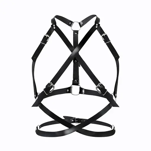 Женская портупея Art of Sex - Agnessa Leather harness, Черный, XS-M