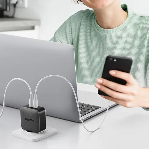 Зарядний пристрій Ugreen CD216 PD Fast Charger чорний (70867) - фото 4