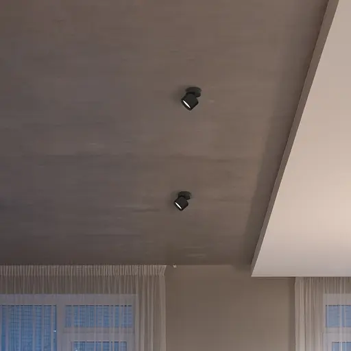 Світильник Videx під лампу GX53 поворотний Чорний VL-SPF18B-B - фото 3