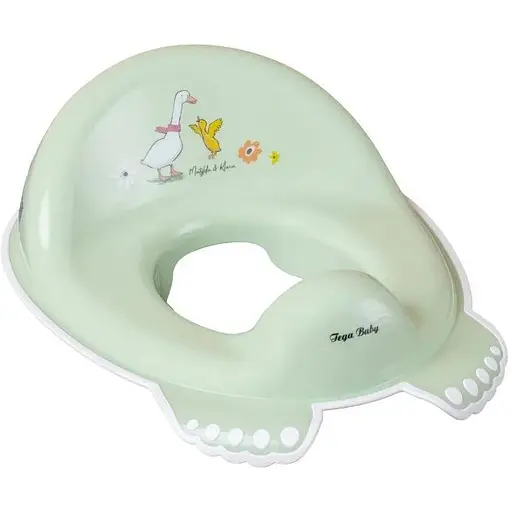 Накладка дитяча антиковзка на сидіння унітазу Tega Baby Forest Fairytale light green - фото 1