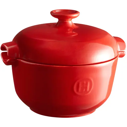 Кастрюля для риса Emile Henry Flame 19.5x20.5 см красная (344577)