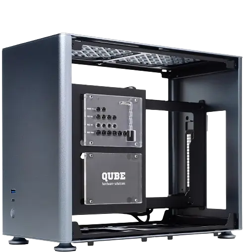 Корпус QUBE A4 Aluminum Gray (QBA4I_WGNU3) - фото 4
