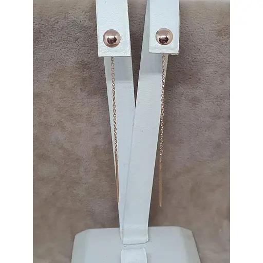 Золоті сережки-протяжки Tango. 580044 - фото 3