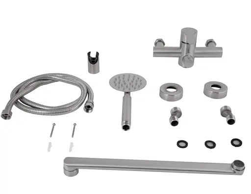 Змішувач для ванни Brinex Pure 006 Graphite BRIPUR006GRP - фото 5