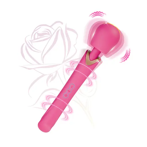 Вібратор B - Series Cute Perfect Wand 30 см (рожевий) - фото 20