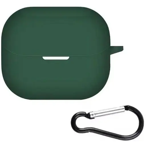 Чохол-накладка DK для Samsung Galaxy Buds 3/3 Pro (R530/R630) | Silicone Candy Friendly карабін (green)