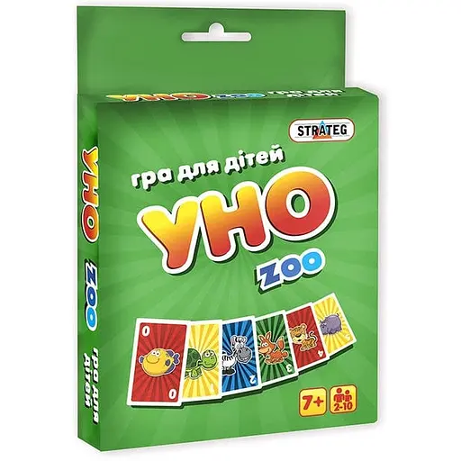 Гра настольная карточная УНА zoo Strateg 7016