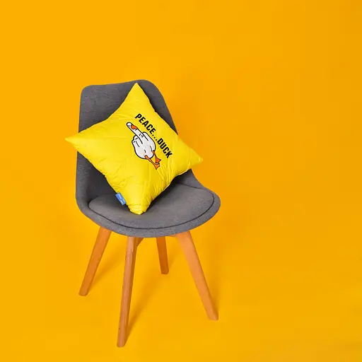 Подушка декоративна Ideia Peace... Duck бойовий гус 40х40 см (8-35750*001) - фото 9