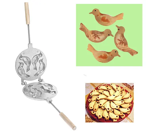 Форма для выпечки пасхального печенья в виде птиц «Жаворонки» (Птицы), Ласунка 81923 - фото 2