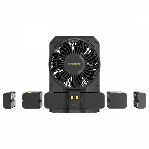 Вентилятор для фотостудии Nitecore CW30 + 2 аккумулятора NP-F750 5200mAh комплект - фото 2