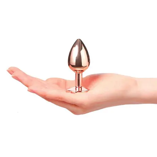 Анальная пробка Dorcel Diamond Plug S 7.1 см (золотой) - фото 2