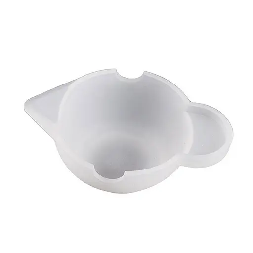 Силіконовий мірний міні-стакан 10 мл з носиком вимірювальна склянка, Kitchen Master Прозорий 87387 - фото 1