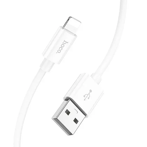 Дата кабель Hoco X87 Magic silicone USB to Lightning (1m) White - фото 4