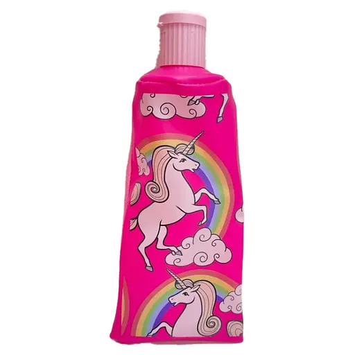 Пенал-косметичка дитяча силіконова із застібкою Зубна Паста-Єдиноріг, 25.5x10.5 см (В асортименті)