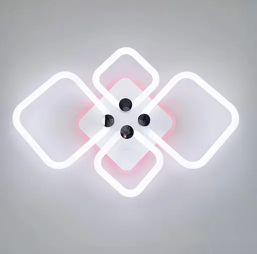 Світильник з LED кільцями, що розсіює світло на 360° Line.F A 2837/2+2 RGB LED - фото 1