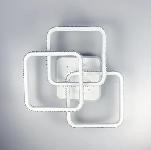 Потолочная светодиодная люстра с подсветкой RGB | Ст. A 77075-3 WT | Line F - фото 10