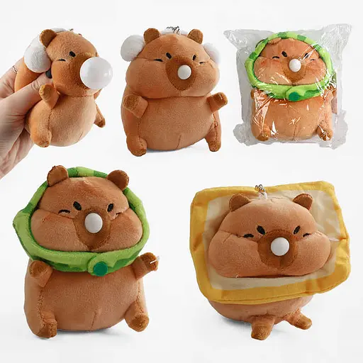 М'який брелок-антистрес Капібара, M18619 - фото 2