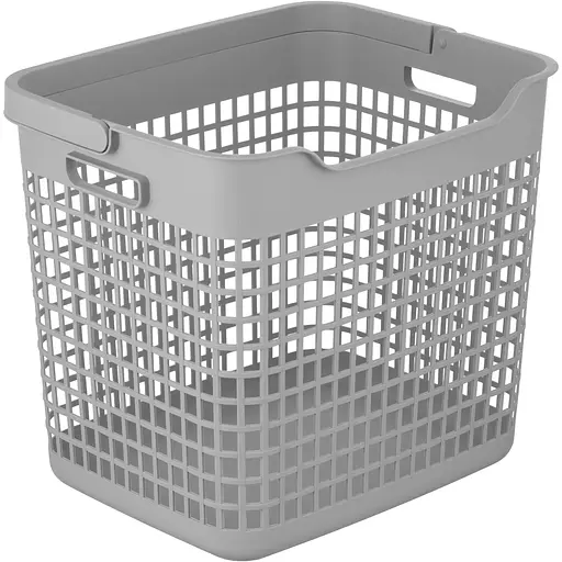 Корзина для белья Ardesto пластик PP 38x29.5x33 см 26 л серая (ARHC2402GG) - фото 3