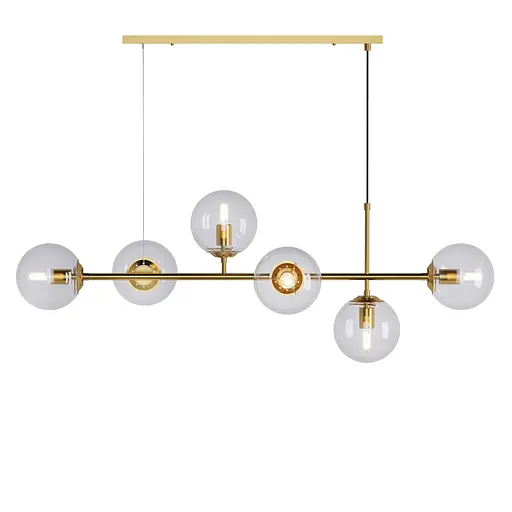 Люстра "BB", PikArt арт. 15393 Золотий Прозорий - фото 1