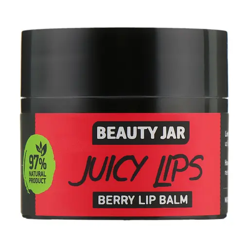 Ягідний бальзам для губ Juicy Lips Beauty Jar 15 мл - фото 1