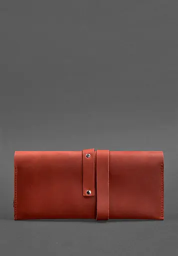 Кожаный женский тревел-кейс Voyager 1.0 Коралл - фото 4