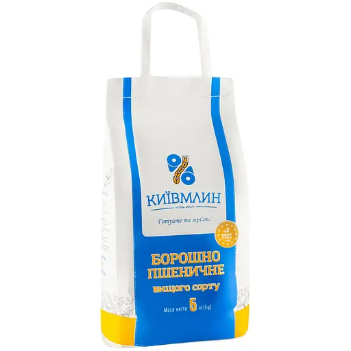 Уценка. Мука пшеничная Київмлин высший сорт 5 кг (37839) - фото 2