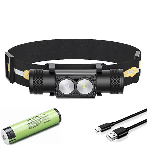 Налобный фонарь Sofirn H25LR с синим светом 800лм USB-C (аккумулятор 18650 на 3000мАч)