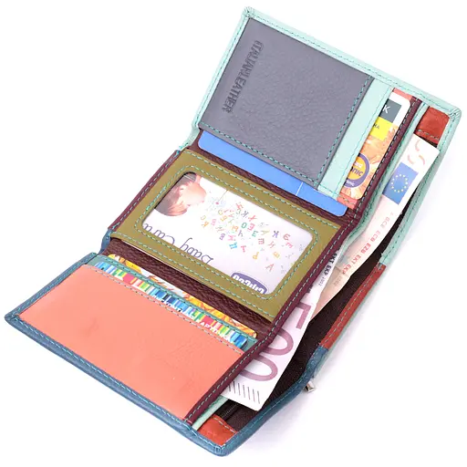 Кожаный женский кошелек ST Leather 12.2х8х2 см acs0028371 - фото 4