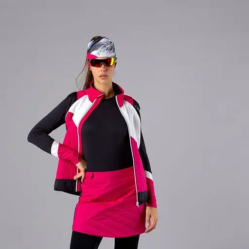 Куртка CMP Women's Hybrid Jacket with Removable Sleeves Fucsia XXS (1097-30A2276-B870 34) - фото 9