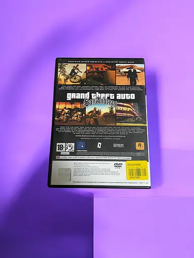 Диск з грою на PlayStation 2 ліцензія Grand Theft Auto: San Andreas - фото 3