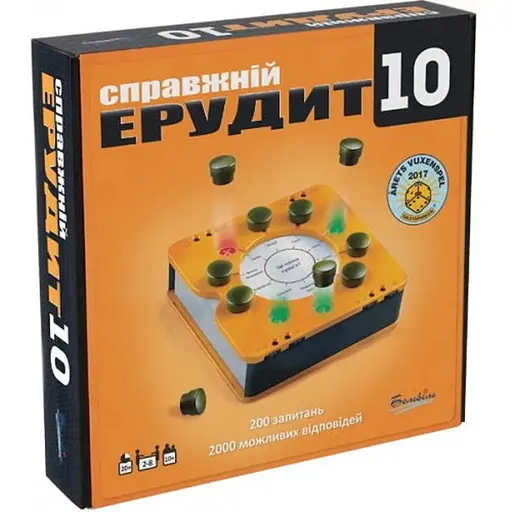 Настольная игра Mindtwister AB Настоящий Эрудит 10 (укр.) (41501265) - фото 1