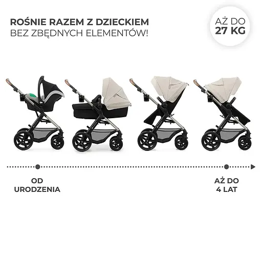 Універсальна коляска 3 в 1 Kinderkraft Moov 2 Moonlight Gray (KSMOOV02GRYEV00) - фото 12
