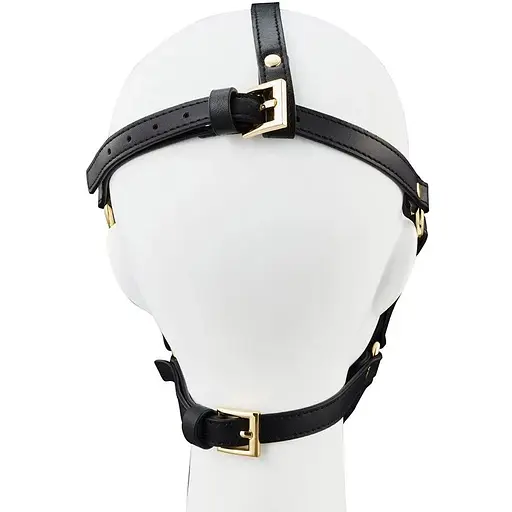 Маска-доспехи для орального секса Lockink Sevanda Blowjob Head Harness - фото 6