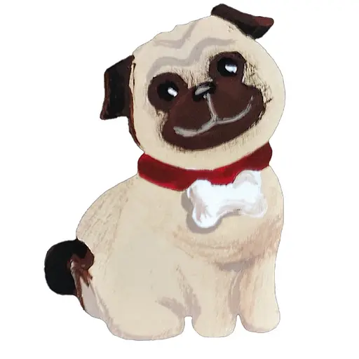 Набор детского творчества Роспись по дереву «Магниты-собачки» Умняшка РД-012 - фото 6