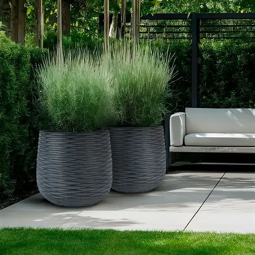 Кашпо Engard Манчестер темное 45х45x42 см (GA86-2) - фото 4