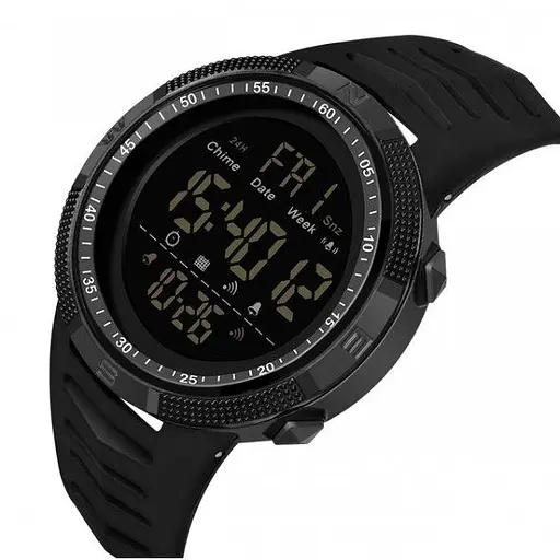 Водостойкие тактические кварцевые часы Sanda Spain black - фото 3