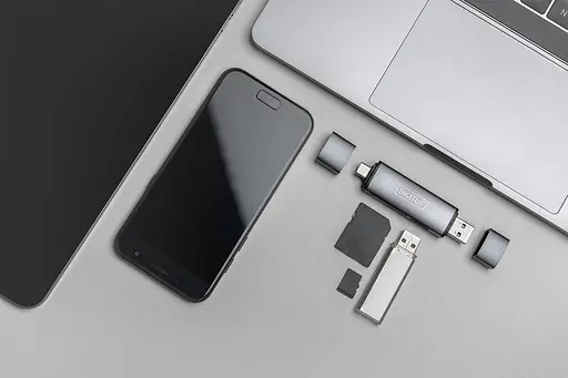 Універсальний кардридер USB-C/USB 3.0 SD/MicroSD DIGITUS70886 - фото 4