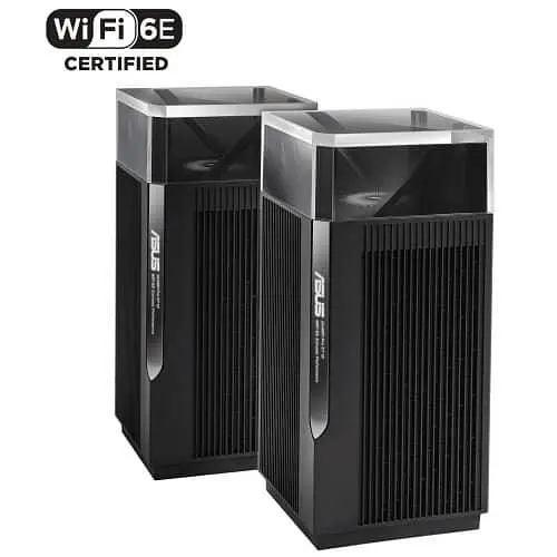 Mesh-система ASUS mesh ZenWiFi Pro ET12 AXE11000 2Pcs Black 802.11aх (90IG05Z0-MO3A20) - фото 1