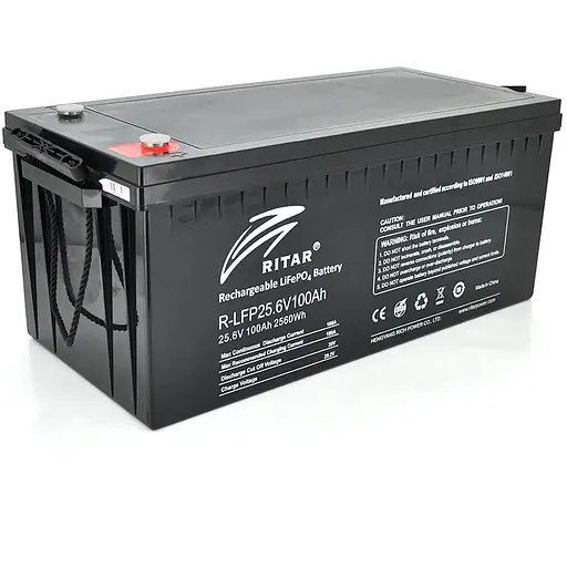 Акумуляторна батарея Ritar LiFePO4 25,6V 100Ah