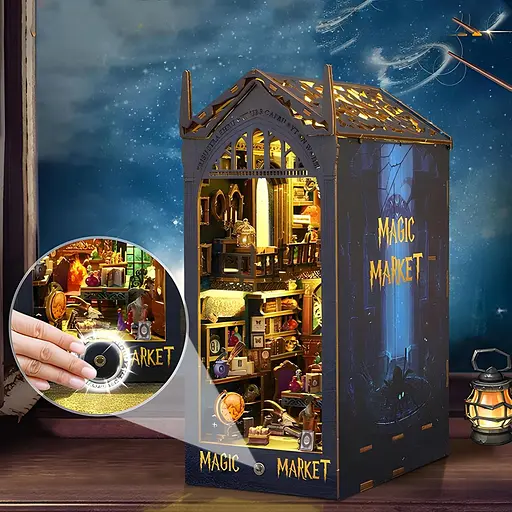 3D конструктор Бук Нук Magic Market своїми руками, світлові ефекти - фото 7