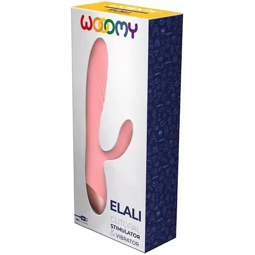 Вибратор-кролик Wooomy Elali Pink Rabbit Vibrator - фото 5