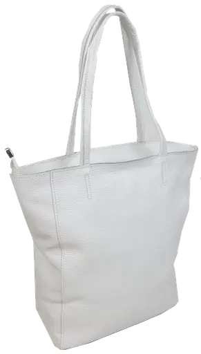 Женская сумка из натуральной кожи Borsacomoda белая sum0028732 - фото 4