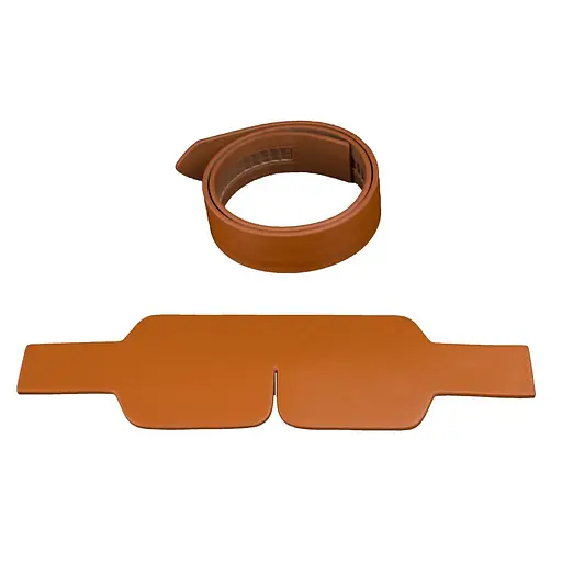 Маска на очі Lockink Luxury Leather Blindfold Kit коричневий - фото 9