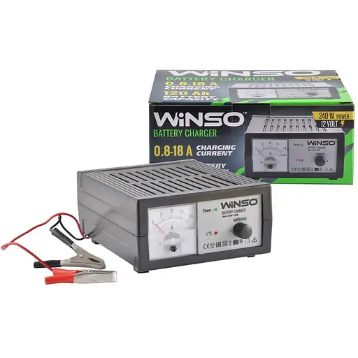 Зарядний пристрій для акумуляторів (АКБ) Winso 240W 12 V 18 А - фото 1