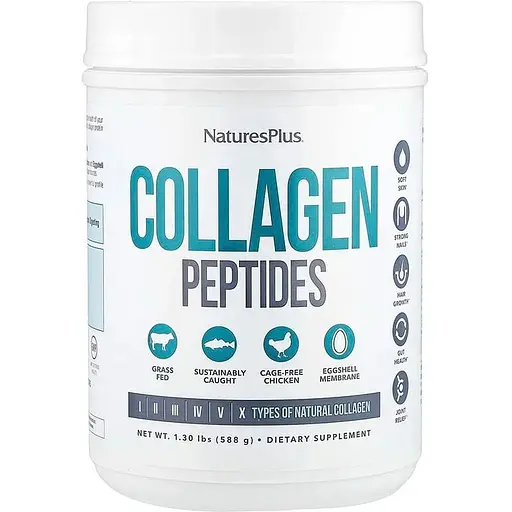 Гидролизованный коллаген Natures Plus Collagen Peptides, 588 грамм - фото 1