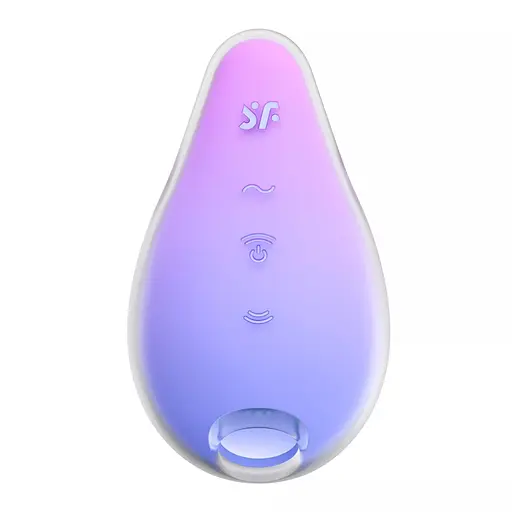 Вакуумний стимулятор клітора з вібрацією Satisfyer Mermaid Vibes фіолетовий - фото 2