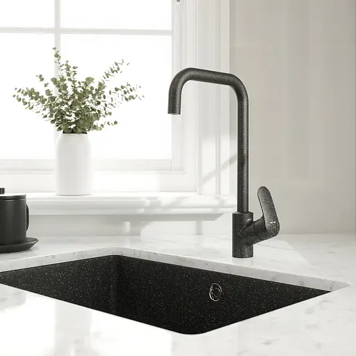 Змішувач для кухні AM.PM Like чорний F8006022 - фото 2