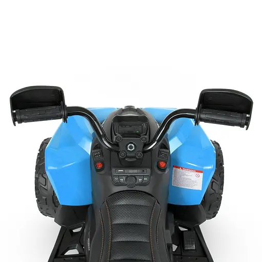 Електромобіль дитячий Bambi Квадроцикл M 5001EBLR-4 з пультом керування звуком і світлом Блакитний - фото 5