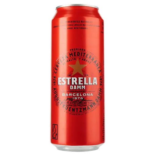Пиво Estrella Damm Barcelona світле 4.6% з/б 6 л (12 шт. х 0.5 л) - фото 2