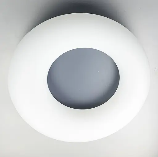 Стельова LED люстра із сірою серединою Ø 47 см | Line F | Арт. 6001 001-460 GR - фото 3